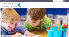 Desktop Screenshot of newportcoastpreschool.com